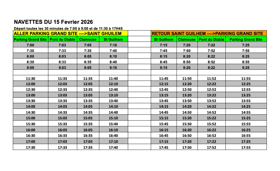 Navettes du 15 février 2026.xlsx - Feuil1